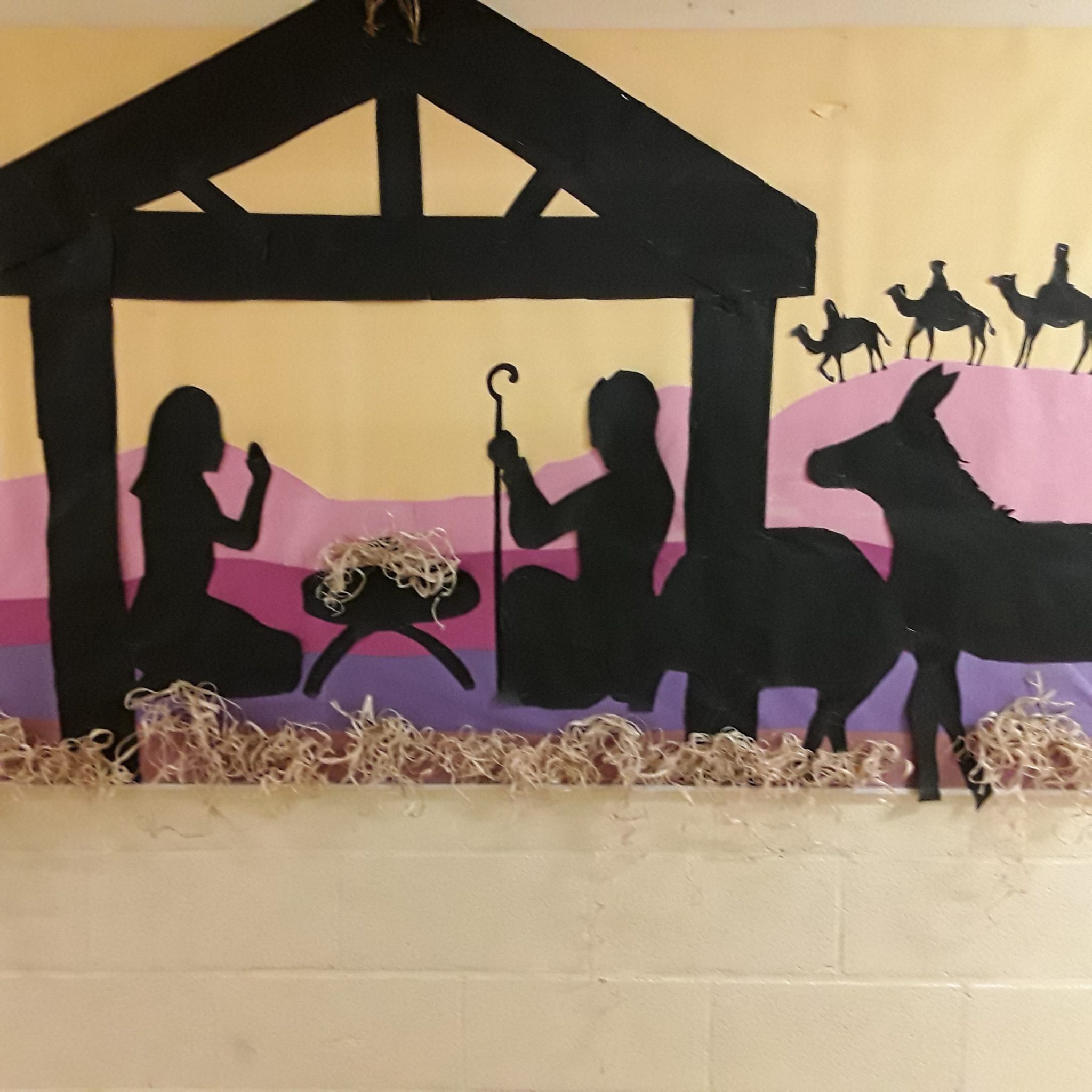 Nativity scene Gr 7 Artwork St. James Vernon